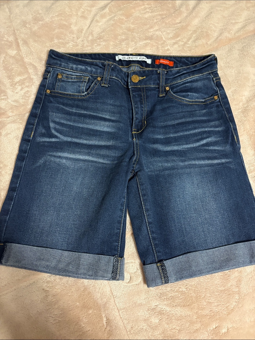 Celebrity Pink Jean Shorts